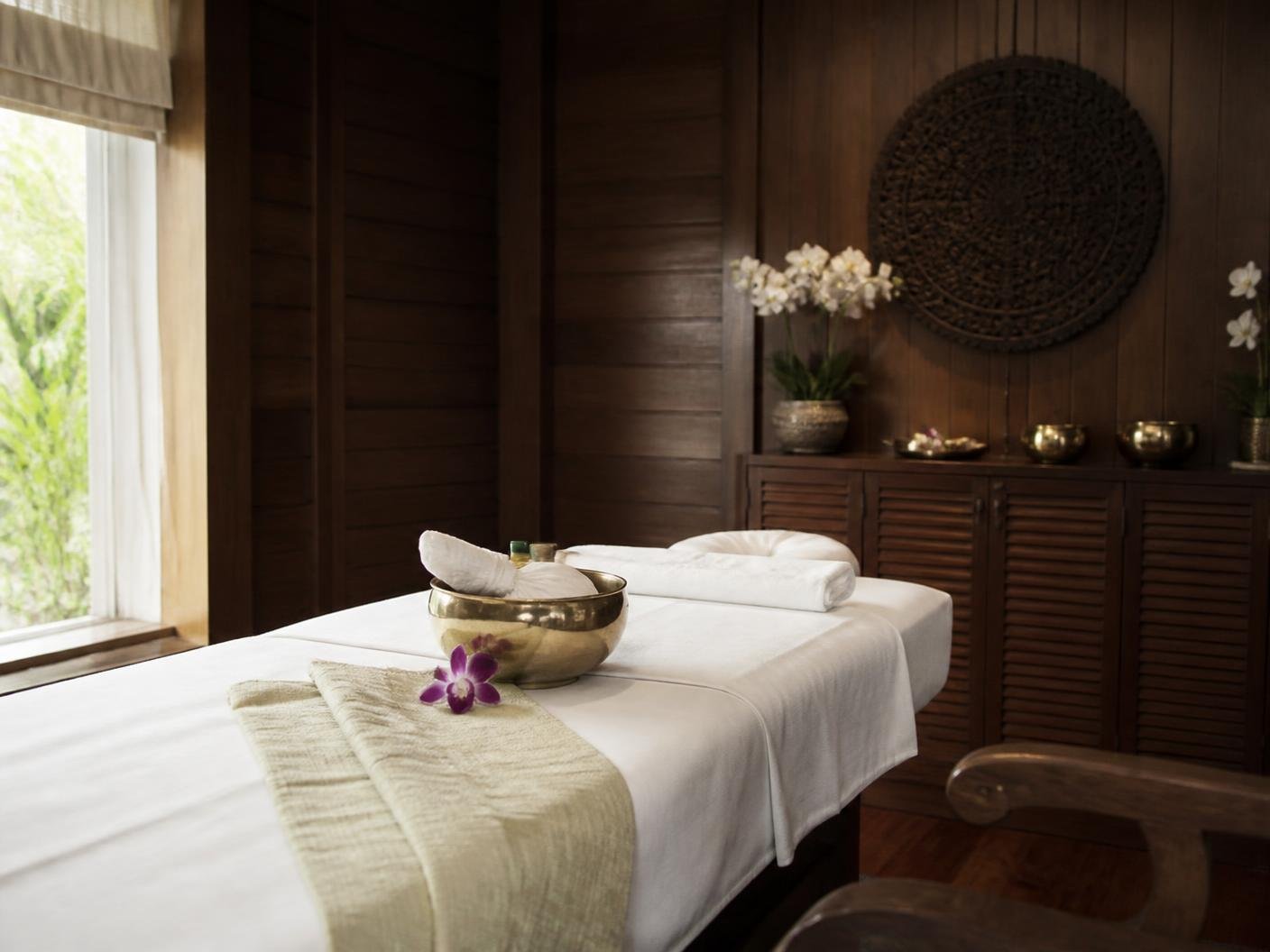 Spa treatment room